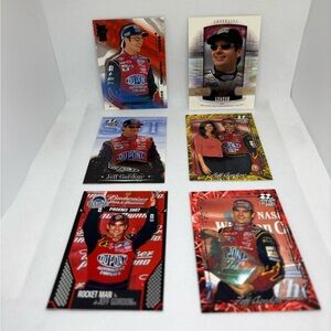 NASCAR Racing, Jeff Gordon, 2000’s Trading Card Lot (6 Cards).